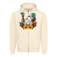 Sandshell farm life sheep Zipper Hoodie - SublimationCraftShop