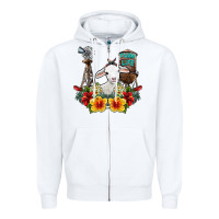 White farm life sheep Zipper Hoodie - SublimationCraftShop