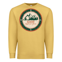 Antique Gold Glacier National Park Premium Sweatshirt - minhPixels