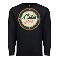 Black Glacier National Park Premium Sweatshirt - minhPixels