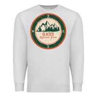 Dove Grey Glacier National Park Premium Sweatshirt - minhPixels