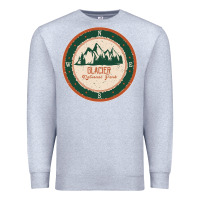 Heather Grey Glacier National Park Premium Sweatshirt - minhPixels