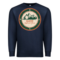 Navy Glacier National Park Premium Sweatshirt - minhPixels