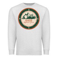 Oatmeal Heather Glacier National Park Premium Sweatshirt - minhPixels