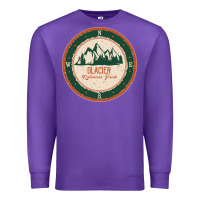 Purple Glacier National Park Premium Sweatshirt - minhPixels