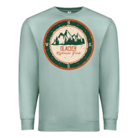 Seafoam Glacier National Park Premium Sweatshirt - minhPixels