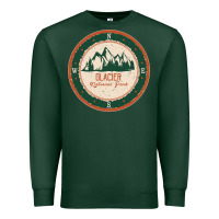 Sports Green Glacier National Park Premium Sweatshirt - minhPixels