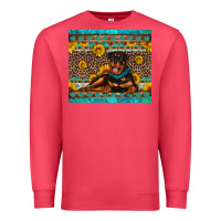 Cardinal Rottweiler with western background Premium Sweatshirt - Artiststas