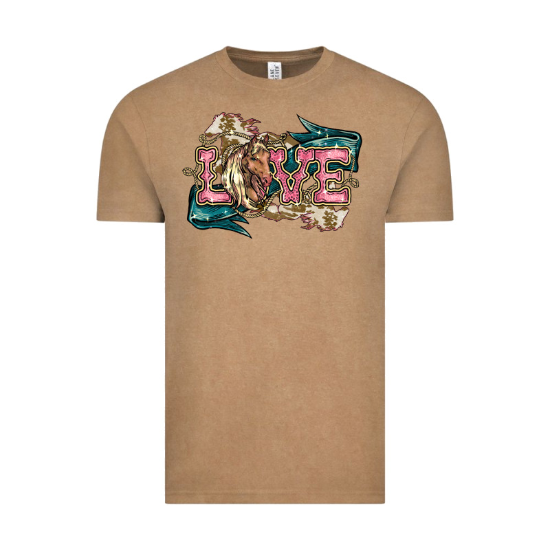 Love Horse Vintage Tee by HowdyJamesFarm | Teevron