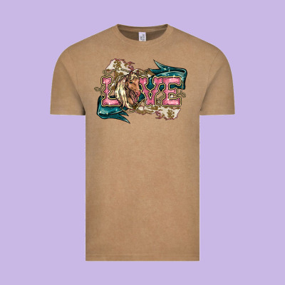 Love Horse Vintage Tee Designed By Howdyjamesfarm