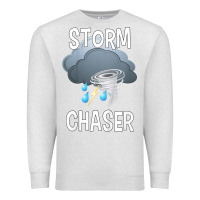 Oatmeal Heather Kids Storm Chaser Boys Storm Hunter Tornado Gift Premium Sweatshirt - minhPixels
