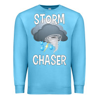 Ocean Blue Kids Storm Chaser Boys Storm Hunter Tornado Gift Premium Sweatshirt - minhPixels