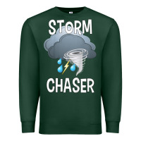 Sports Green Kids Storm Chaser Boys Storm Hunter Tornado Gift Premium Sweatshirt - minhPixels