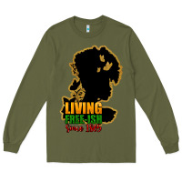 Army Green Living free-ish since 1865 Long Sleeve Tee - HowdyJamesFarm