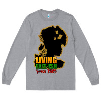 Heather Grey Living free-ish since 1865 Long Sleeve Tee - HowdyJamesFarm