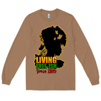 Toasted Coconut Living free-ish since 1865 Long Sleeve Tee - HowdyJamesFarm