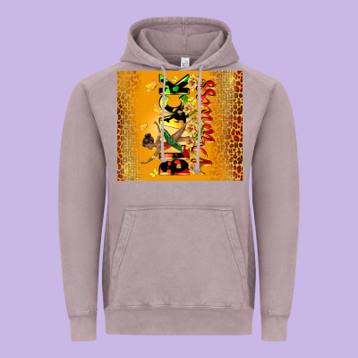 Black Princess Vintage Hoodie Designed By Cowgirlartshop
