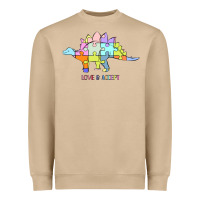 Mushroom Titi Pretty Art Love And Accept Heavyweight Sweatshirt - CowhideDigitalArt