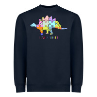 Navy Titi Pretty Art Love And Accept Heavyweight Sweatshirt - CowhideDigitalArt