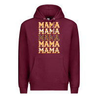 Burgundy fall mama Premium Hoodie - BundleAndBundleShop