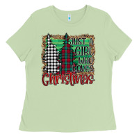 Matcha Just A Girl Who Loves Christmas Ladies Tee - Bettercallsaul