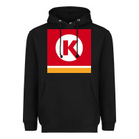 Black Circle K Retail Heavyweight Hoodie - minhPixels