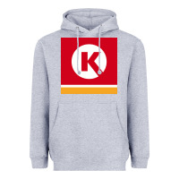 Heather Grey Circle K Retail Heavyweight Hoodie - minhPixels