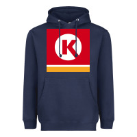 Navy Circle K Retail Heavyweight Hoodie - minhPixels