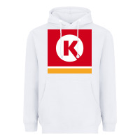White Circle K Retail Heavyweight Hoodie - minhPixels