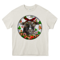 Cream christmas dorper sheep Heavy Core Tee - LillyAllenDesigns