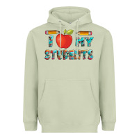 Matcha i love my students with pen and Heavyweight Hoodie - Artiststas