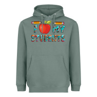 Sage i love my students with pen and Heavyweight Hoodie - Artiststas