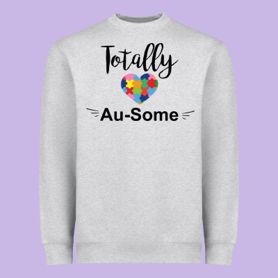 Totally Au Some Heavyweight Sweatshirt Designed By Cowhidedigitalart