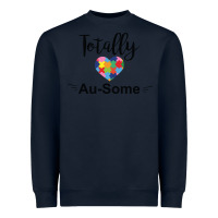 Navy totally au some Heavyweight Sweatshirt - CowhideDigitalArt