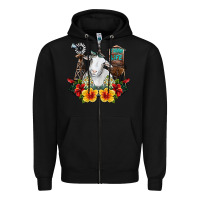 Black farm life sheep Zipper Hoodie - SublimationCraftShop
