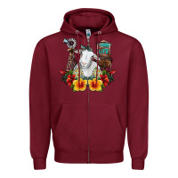 Burgundy farm life sheep Zipper Hoodie - SublimationCraftShop