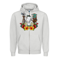 Dove Grey farm life sheep Zipper Hoodie - SublimationCraftShop