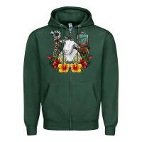 Sports Green farm life sheep Zipper Hoodie - SublimationCraftShop
