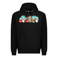 Black baseball coffee cups libbey glass Premium Hoodie - Jasminsmagicworld
