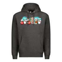 Charcoal Heather baseball coffee cups libbey glass Premium Hoodie - Jasminsmagicworld