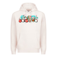 Pale Pink baseball coffee cups libbey glass Premium Hoodie - Jasminsmagicworld