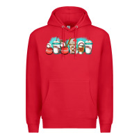 Red baseball coffee cups libbey glass Premium Hoodie - Jasminsmagicworld