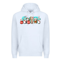 White baseball coffee cups libbey glass Premium Hoodie - Jasminsmagicworld