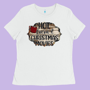 I Just Want To Drink Hot Cocoa Ladies Tee Designed By Bettercallsaul