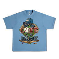 Pebble Blue for the love of the game baseball Urban Heavy Tee - HowdyJamesFarm