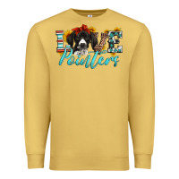 Antique Gold love german shorthaired pointers Premium Sweatshirt - Artiststas