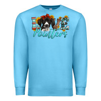 Ocean Blue love german shorthaired pointers Premium Sweatshirt - Artiststas