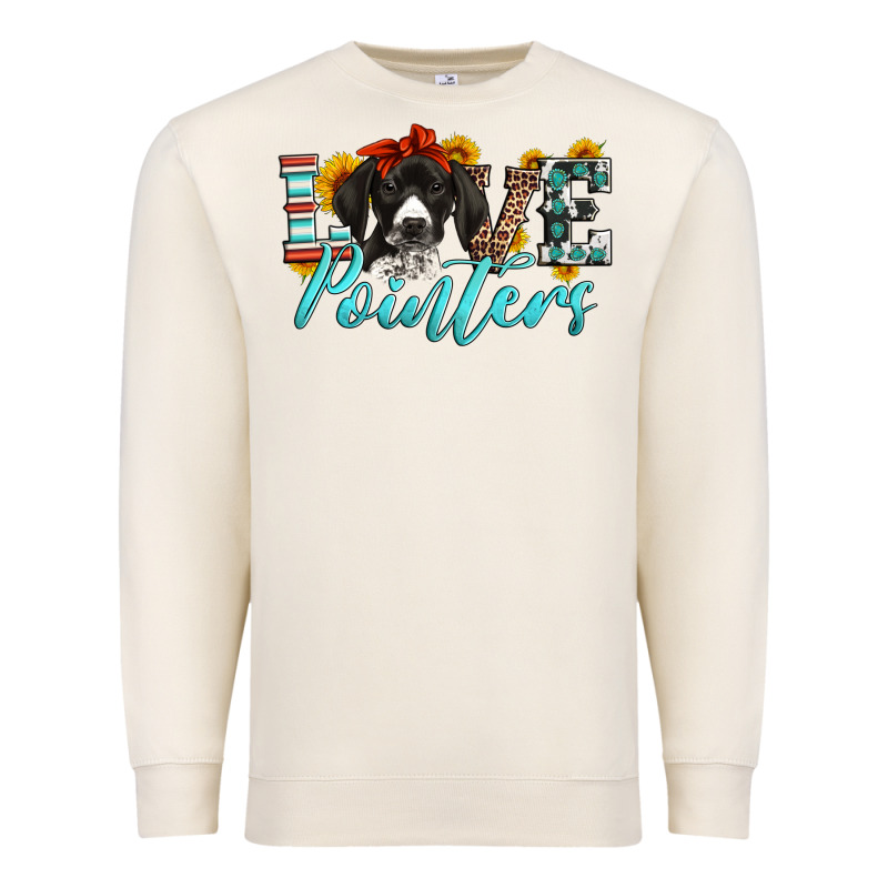 Love German Shorthaired Pointers Premium Sweatshirt by Artiststas | Teevron