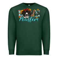 Sports Green love german shorthaired pointers Premium Sweatshirt - Artiststas