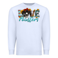 White love german shorthaired pointers Premium Sweatshirt - Artiststas